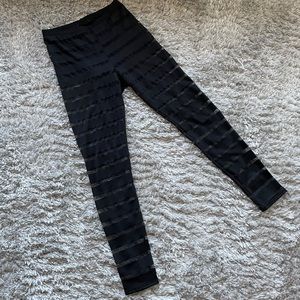 Black Stripped Tights